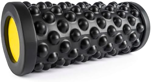 TRX Training Rev Myofascial Release Roller, Travel Massage Roller for Muscles, 14-Inch Round Foam Roller for Stretching and Post-Workout Recovery by TRXTRAINING