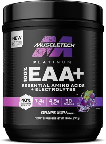 MuscleTech Platinum Essential Amino Acids Supplement with Electrolytes by MuscleTech