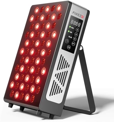 FLIKEZE Red Light Therapy Panel for Full Body Face 3+4 Chips 7 Wavements by Flikeze