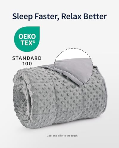 Mr. Sandman Weighted Blanket for Adults, Full Size 12 lbs, 48 x 72 Inches - Image 3