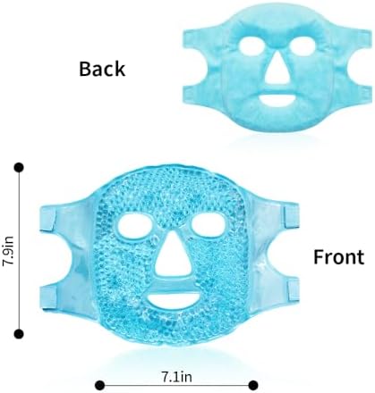 Cold Face Eye Masks Ice Face Mask Hot Cold Compress - Image 4