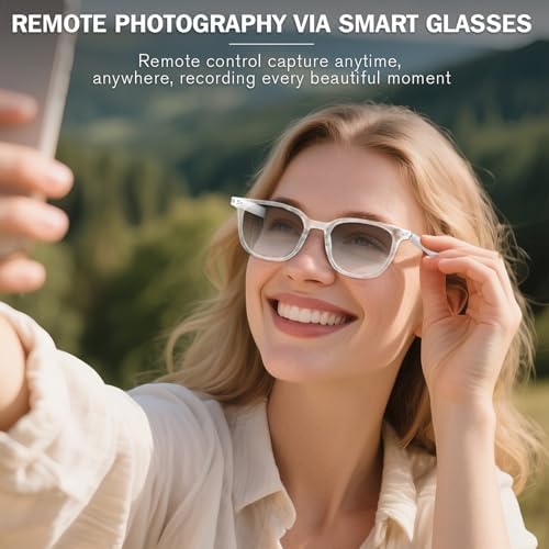 Bluetooth Smart Glasses with Photochromic Lenses & Open-Ear Audio - Image 4
