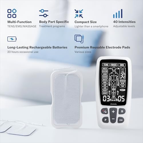 Alcedo Rechargable TENS+EMS Muscle Stimulator for Pain Relief - Image 3