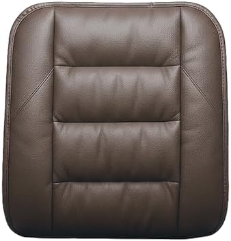 CORRIDOR Genuine Leather Seat Cushion for Car - Handmade - Relieve Hip, Pressure and Sciatica Pain - Ideal for Lower Back Pain - for Office Chair and Car Seat (Coffee Brown, Backrest) - Image 2