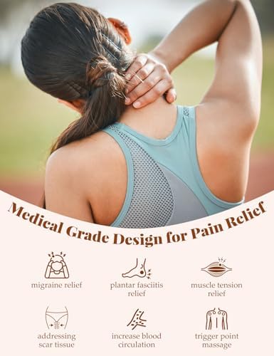 ideayard Stainless Steel Massage Tool for Trigger Point & Deep Tissue, Professional Gua Sha Scraper, Muscle Scraper for Neck, Back, Full Body Pain Relief, Thumb Saver Acupressure Tool - Image 7