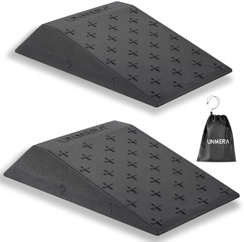 UNMERA Squat Wedge Block Non Slip for Heel Elevated Squats, 2PCS by UNMERA