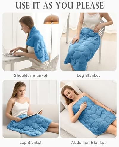 Cottonblue Small Weighted Lap Blanket 7lbs for Adults Teens 24"x29", Cozy - Image 6