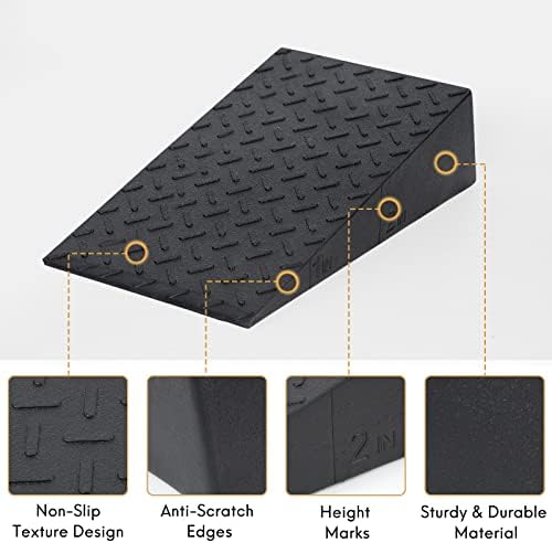 Squat Wedge for Easier Squats: 2-Pack Non-Slip Blocks with Guides - Image 6