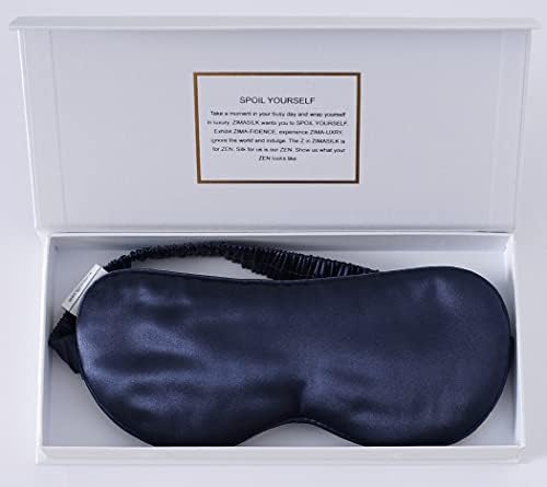 ZIMASILK Adjustable 100% 22 Momme Mulberry Silk Sleep Mask by ZIMASILK