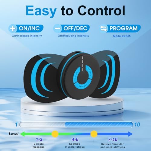 MASTOGO Wireless TENS Unit 6 Mode 10 Intensity - Portable Rechargeable TENS Unit Muscle Stimulator for Pain Relief - Image 5