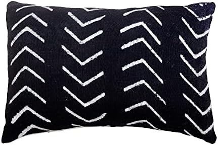 Trade Star Handloomed Pillow Cases 100% Cotton Throw Pillow Covers Black Cushion Cover Handmade Luxurious Small Decorative Boho Accent Pillow Cover for Home Decor by TradeStar