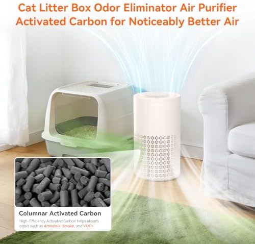 AIRROMI Air Purifier for Bedroom with A2001 Creamy Beige - Image 4