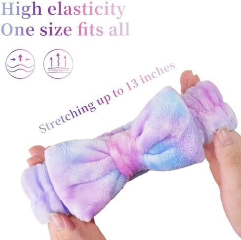 Ayesha Spa Headband and Wristband Set for Washing Face Skincare Makeup - Image 4