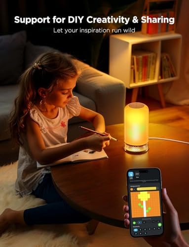 Govee RGBIC Smart Table Lamp 2, Touch Bedside Small Table Lamp (Corded) - Image 6