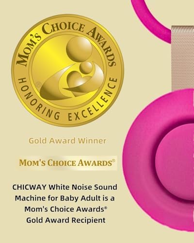 CHICWAY Portable Sound Machine with AI Cry Detection White Noise Machine - Image 2