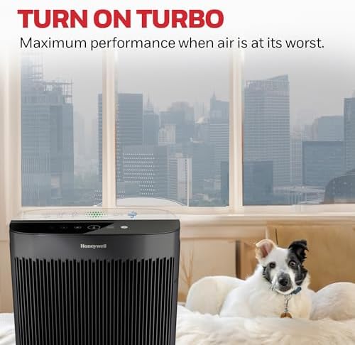Honeywell HEPA Air Purifier for Home and Extra Large 2423 Ft² Rooms, Black - Image 5