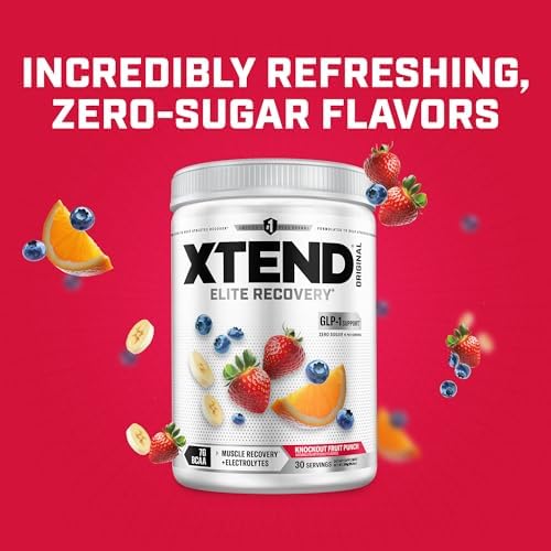 Xtend Original BCAA Powder with Zero Sugar, Knockout Fruit Punch, 30 Serv - Image 5