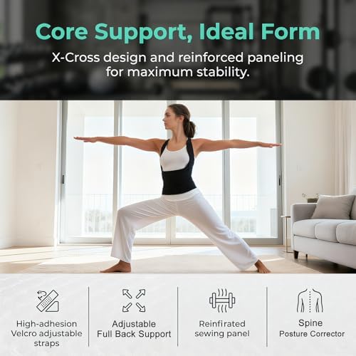 Posture Corrector for Women,2-in-1 Back Brace with Shoulder Support - Image 7