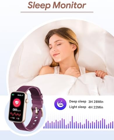 Fitness Tracker, Fitness Watches for Women Men with Heart Rate Monitor Blood Oxygen Sleep Tracker Pedometer, 1.47" Smart Watch Step Calorie Counter for Android iOS IP68 Waterproof - Image 6