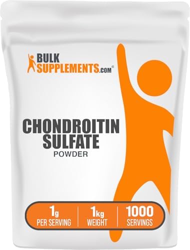 BulkSupplements.com Chondroitin Sulfate Powder - Chondroitin Sulfate Supplement, for Joint Support - Gluten Free, 1g per Serving, 1kg (2.2 lbs) (Pack of 1) by BULKSUPPLEMENTSCOM