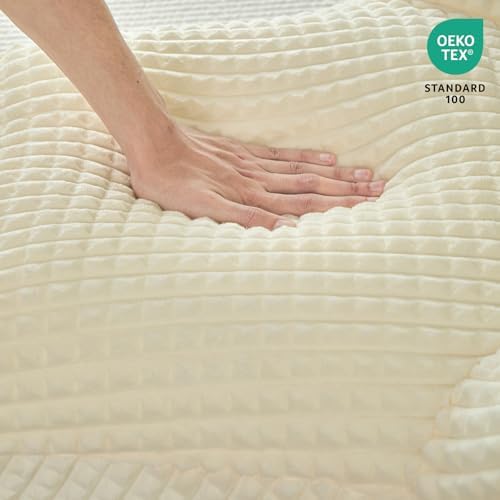 Reading Pillow with Arms for Sitting in Bed,22" Backrest,White Flannel,XL - Image 6