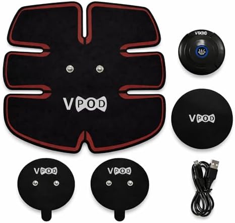 Massage Therapy Concepts VPOD TENS Unit, USB Rechargeable, Home Exercise Equipment for Abdomen, Arms, Legs by MassageTherapyConcepts