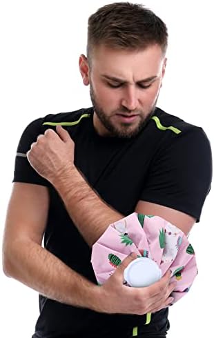 Shihanee 3 Pcs Ice Pack for Injuries, Reusable Hot Water Bag with Screw Top, Hot Cold for Sports Knee Head Leg Shoulder Back Injury, 6 Inch 9 Inch 10 Inch(Multicolor,Mermaid Style) - Image 5