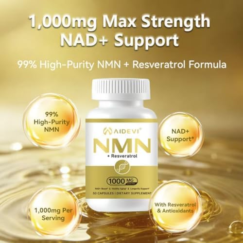 NMN Supplement Complex 1000mg Per Serving, 99% Purity, 30Ct 4-in-1 - Image 2