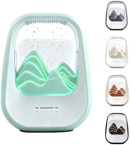 8-in-1 White Noise Sound Machine with Rain Drop Real Sound, Green by BESTING