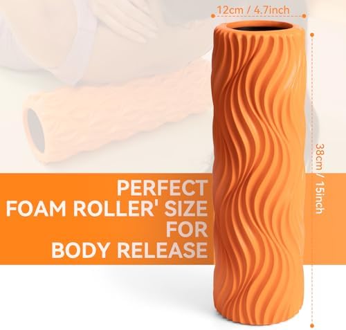 SUBCULTUREPICK Foam Roller Muscle Massage Roller for Back Pain & Stretching - Image 2