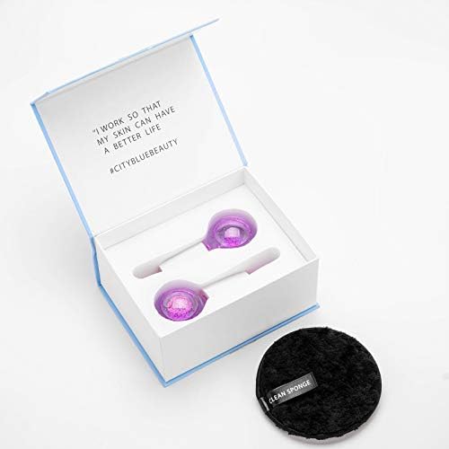 ICE BEAUTY BALLS for FACIAL, 2PCS Purple Facial Roller for Cold Facial Massage Face Roller Balls with Anti-Freeze Liquid to Reduce Puffiness, Pores, Wrinkles… - Image 6