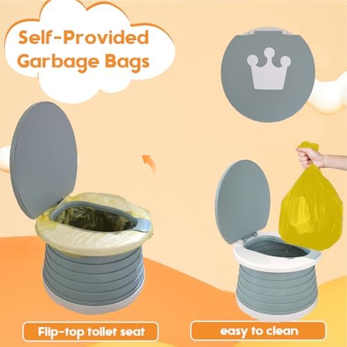 SunnySmile,Travel Potty,Car Potty for Toddler,Portable Toilet for Kids - Image 3
