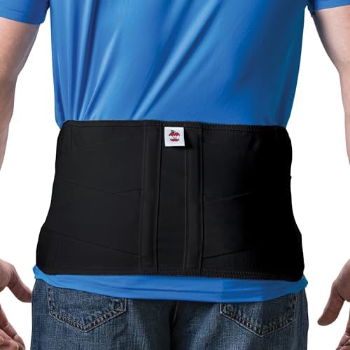 CorFit Back Brace for Lower Back Pain Relief & Lumbar Support Belt, BK, 4XL - Image 4