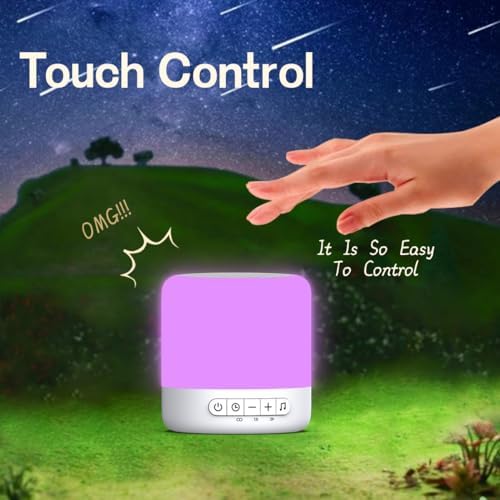 Easysleep Optical Lamps Sound Machine Baby White Noise Machine for Sleeping with 30 Soothing Sounds 12 Night Light,Timers, App Remote Control,Night Light Sleep Machine for Nursery Kid - Image 6
