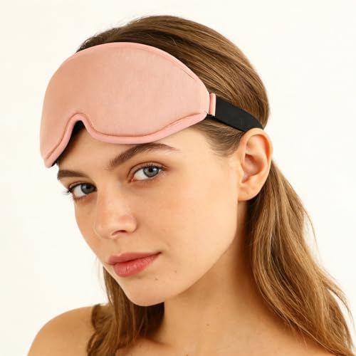 2 Pack Sleep Masks 3D Contoured Eye Mask for Sleeping - Image 5