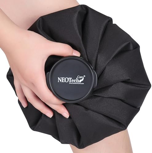 Neotech Care Ice Bag with Screw Top Lid (Black, 11 inch) by NEOtechCare
