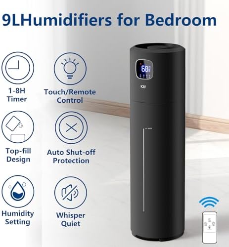 KZF 9L Humidifiers for Bedroom Large Room - Image 2