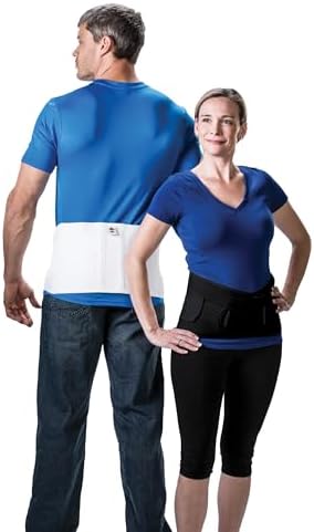 CorFit Back Brace for Lower Back Pain Relief & Lumbar Support Belt, WH, XS by CoreProducts
