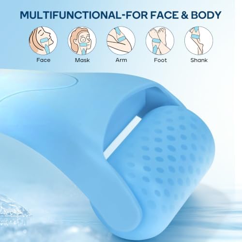 LATME Ice Roller for Face Eyes,Womens Gifts,Facial Massager Beauty Skin Care Tool,Soothes Puffiness & Discomfort,Reusable Ice Face Roller Massager for Self Care - Image 3
