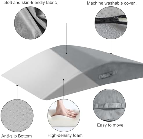 lash bed topper, Adjustable Massage Bed Foam Pad, Non-Slip Beauty Therapist Mattress with Removable Cover, Suitable for Beauty Salons/Eyelash Treatments/Spas/Facials (Bed Frame Not Included) - Image 6