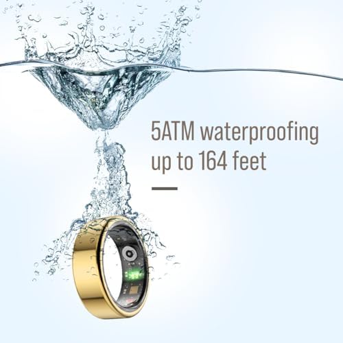 Herz P1 Smart Ring for Women & Men - (Size 11) 24/7 Health Metrics Fitness Ring, Tracks 20+ Biometrics, 6 Day Battery Life, Waterproof Stainless Steel, Free APP for iOS Android, No Subscription - Image 4