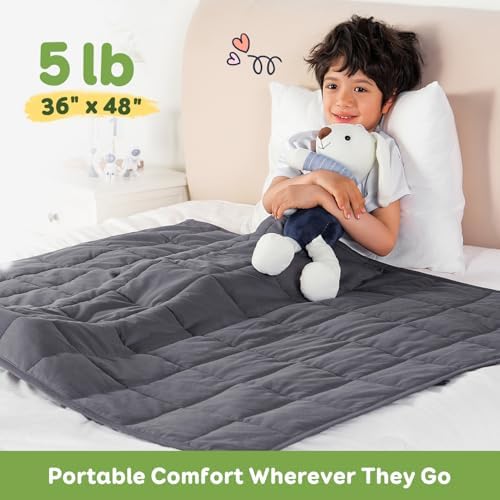 Sivio Cotton Weighted Blanket for Sleeping, 36"x48" 5 lbs - Image 6