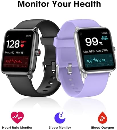 Smart Watch, Fitness Tracker with Heart Rate, Blood Oxygen, Sleep Tracker - Image 2