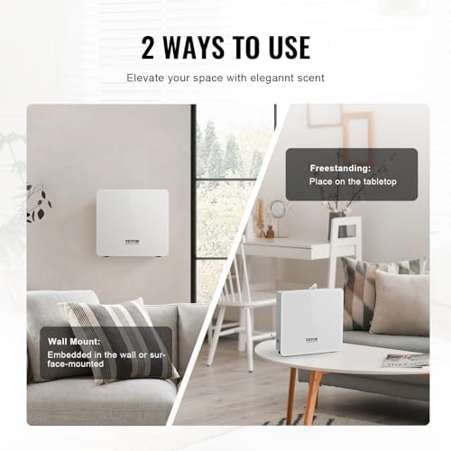 VEVOR Scent Air Machine for Home, 480ml Bluetooth Smart Essential Oil Diffuser with Cold Air Tech, Waterless Scent Diffuser Cover Up to 2500sq.ft for Business Office, Hotel, Spa, Large Room - Image 6