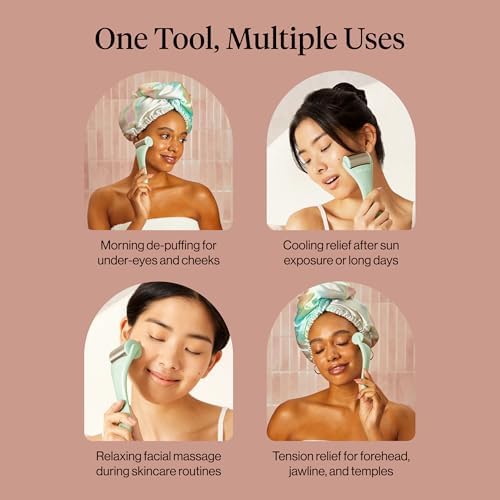 Kitsch Ice Roller for Face – Cooling Face Rollers for Women & Men - Mint - Image 6