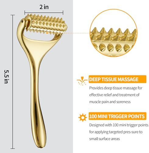 Running man Acupuncture Roller-Skin Care Face Massager, Face Acupressure Roller-Deep Tissue Massage Tool for Face, Massage Roller-Muscle Pain Relief and Musle Relaxation,Mothers Day Gifts for Mom - Image 5