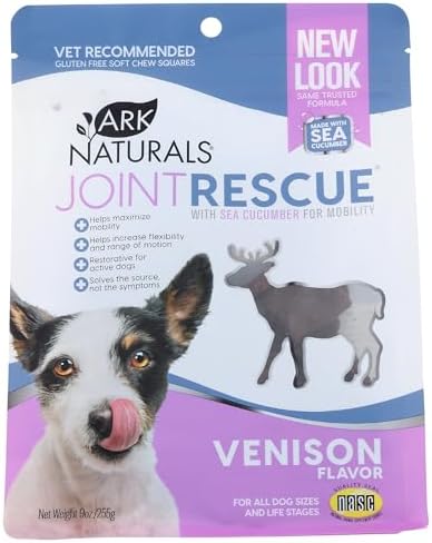 ARK NATURALS, Pet Sea Mobility Venison Jerky, 9 Ounce by ARKNATURALS