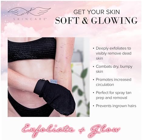 Original Premium Exfoliating Mitt for Body 1pc - Body Scrubber Exfoliator - Image 5