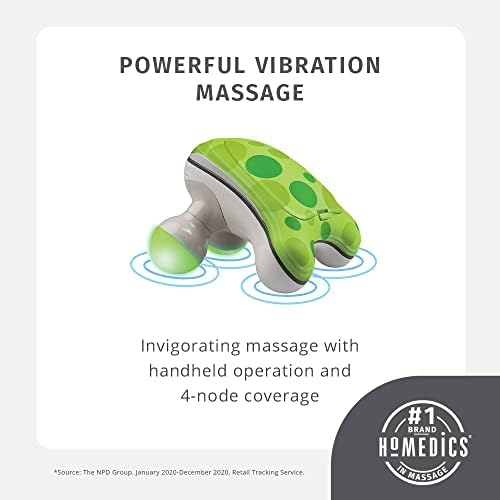 Homedics Ribbit Mini Handheld Massager Green, Blue or Pink (Color May Vary) - Image 2