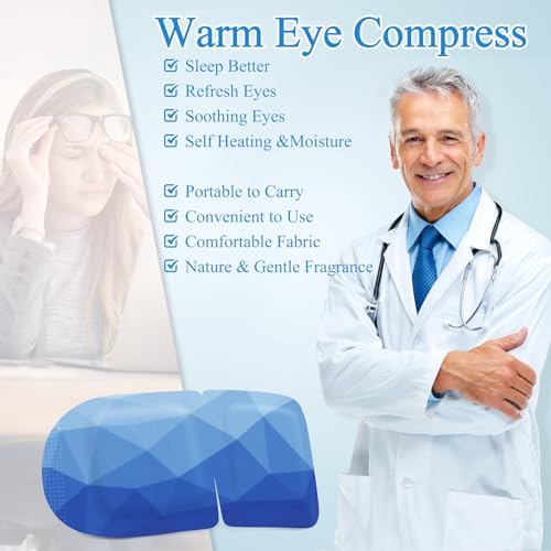32Packs Steam Eye Mask Heated Eye Masks For Dry Eyes, Unscented - Image 3